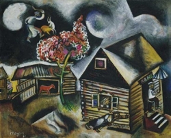 Chagall Pluie